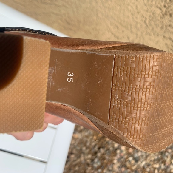 L’Artiste Spring Step Ursula brown leather clogs size 5 ( European 35) - Picture 15 of 16